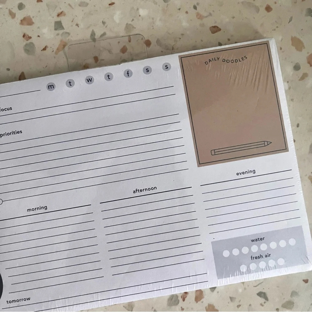🍭 3/$20 abstract daily weekly tracker planner pad